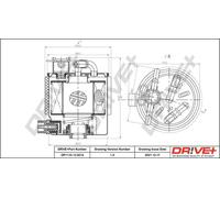 FUEL FILTER DP1110.13.0214 FOR NISSAN NP200 DUALIS QASHQAI/+2 NV200/Bus/EVALIA