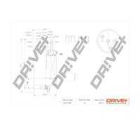 FUEL FILTER DP1110.13.0264 FOR LAND ROVER LR3/III/SUV DISCOVERY/VAN RANGE 2.7L