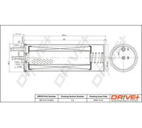FUEL FILTER DP1110.13.0281 FOR VW CARAVELLE/KOMBI/Bus/TRANSPORTER/Mk EUROVAN
