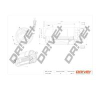 Fuel filter In-Line Filter DP1110.13.0290 Drve+ for OPEL CORSA D Hatchback Van