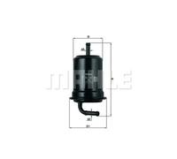 KNECHT KL 121 Fuel filter for FORD ASIA & OCEANIA,MAZDA
