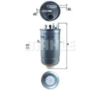 Mahle KL147D Fuel Filter FOR AUDI FIAT SEAT SKODA VW 1J0127399A 1J0127401
