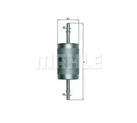 Fuel filter In-Line Filter KL 181 KNECHT for LINCOLN FORD JAGUAR FORD USA