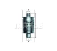 Mahle Original Fuel Filter KL 182 In-Line Filter – Fits Rover, Lotus, Geo, MG, Opel