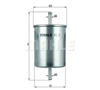 Fuel Filter KL2 79605593 by MAHLE ORIGINAL - Single