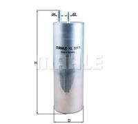 Mahle Original Fuel Filter KL 229/5 - In-Line, OE Fit
