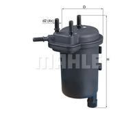 KL430 Fuel Filter In Line 75mm Outer Diameter H184mm L109mm Service Mahle Knecht