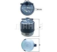 Fuel Filter KL440/41 Mahle 16400JD50A 16400JD50D 16400JD52A 16400JD52D