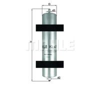 Mahle Original Fuel Filter KL478 – Fits BMW 320D, 54.6mm x 274mm – Genuine OE Fit