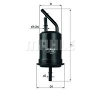 MAHLE KL488 Fuel Filter 55.5mm Diameter 185mm Height Service Fits Kia Rio