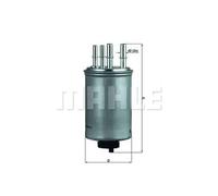 Fuel filter In-Line Filter KL 506 MAHLE for LAND ROVER DISCOVERY IV