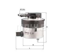 MAHLE KL 569 Fuel filter