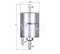 Fuel Filter KL571 Mahle 420201511 4F0201511A 4F0201511C 4F0201511E 70364455 New