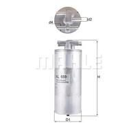 Mahle Original Fuel Filter KL 659 – In-line, fits Audi A6 C6