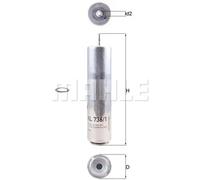 MAHLE KL 736/1D Fuel filter