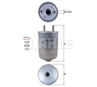 MAHLE KL 752/5D Fuel filter