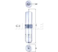 Fuel filter In-Line Filter KL 763D MAHLE for ALPINA BMW