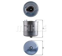 Fuel filter In-Line Filter KL 780 MAHLE for FORD MAZDA VOLVO