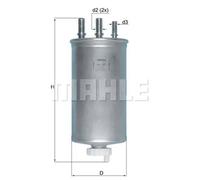 Fuel filter In-Line Filter KL 781 MAHLE for DACIA RENAULT