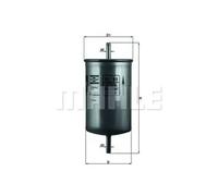 MAHLE KL 85 Fuel filter