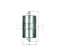 Fuel filter In-Line Filter KL 9 KNECHT for BMW ALFA ROMEO RENAULT CITROËN YUGO