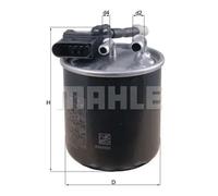 Mahle Original Fuel Filter KL 913 - Inline Ø86.5mm x H123.8mm - Fits Mercedes-Benz & Infiniti
