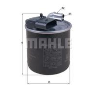Fuel Filter fits MERCEDES VITO W639 3.0D 2010 on OM642.890 Mahle 6510900852 New