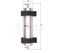 Mahle Original Fuel Filter KL 916 Inline for Audi Porsche