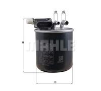 Mahle Original Fuel Filter KL 948 – In-Line Filter for Mercedes-Benz & Infiniti (A, B, CLA, GLA)