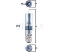 MAHLE KL983D Fuel Filter 54.6mm Diameter 265.6mm Height Service Fits BMW Mini