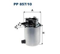 Fuel filter In-Line Filter PP 857/10 FILTRON for NISSAN QASHQAI II