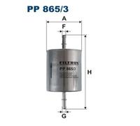 Filtron Fuel Filter PP 865/3 for Ford