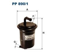 Fuel filter In-Line Filter PP 890/1 FILTRON for PROTON MAZDA