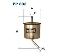 Fuel filter In-Line Filter PP 892 FILTRON for FORD USA PROBE Mk II