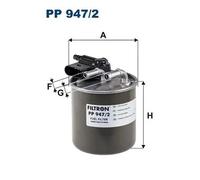 2x ✅Fits FILTRON PP 947/2 Fuel Filter PP 947/2 Fuel filter fits: MER ⭐UK Seller⭐