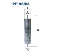 Fuel filter In-Line Filter PP 969/2 FILTRON for LAND ROVER FREELANDER I