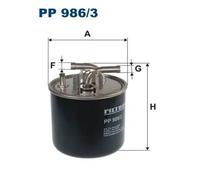 2x ✅Fits FILTRON PP 986/3 Fuel Filter PP 986/3 Fuel filter fits: AUD ⭐UK Seller⭐
