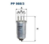 Fuel filter In-Line Filter PP 988/3 FILTRON for DACIA RENAULT