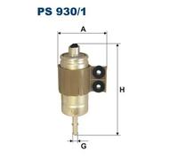 Filtron Fuel Filter PS 930/1 for Honda Accord VI F23A1/F23A2 2.3L 4cyl