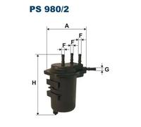 Fuel filter In-Line Filter PS 980/2 FILTRON for RENAULT NISSAN SUZUKI