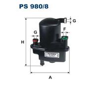 Fuel filter In-Line Filter PS 980/8 FILTRON for RENAULT MODUS / GRAND MODUS