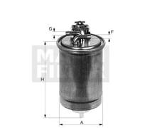 Fuel Filter fits VW AMAROK 3.0D 2022 on DXWB(BF2X) Mann 2HJ201511C VOLKSWAGEN