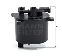 Fuel filter In-Line Filter WK 12 004 MANN-FILTER for CITROËN PEUGEOT