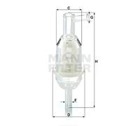 Mann Filter WK311110 Fuel Filter