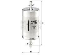 Fuel filter In-Line Filter WK 410 MANN-FILTER for SKODA FAVORIT FAVORIT Forman
