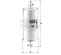 MANN-FILTER WK 413 Fuel filter