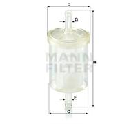 Fuel filter In-Line Filter WK 43/13 (10) MANN-FILTER