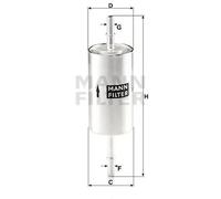 Fuel filter In-Line Filter WK 512/1 MANN-FILTER for FORD JAGUAR