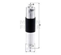 MANN WK521/3 Fuel In-Line Filter 55mm Outer Diameter 274mm Height Fits BMW X5