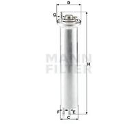 MANN WK532 Fuel Filter